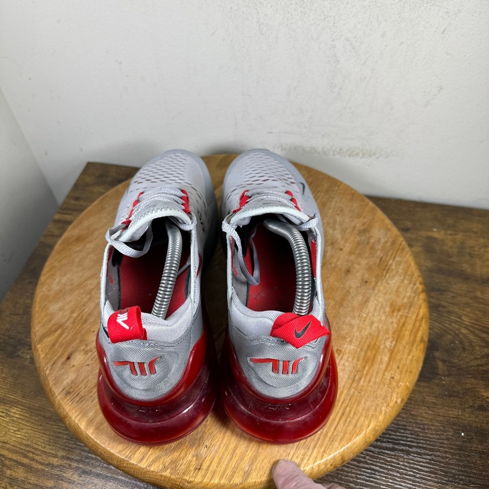 Nike Air Max 270 Mens Wolf Grey University Red AH8050-018 Running Shoes Size 8.5 - Picture 8 of 8